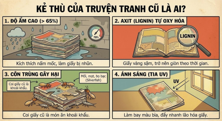 Kẻ thù của truyện tranh cũ