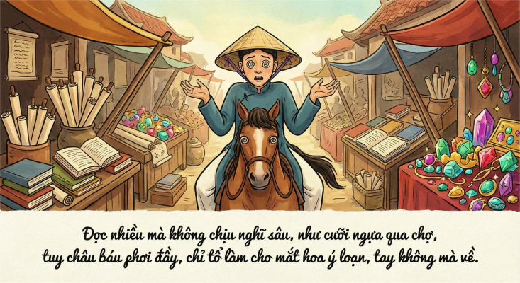 Sách cũ đọc đi đọc lại nhiều lần còn hơn đọc nhiều sách mà không đọng lại gì
