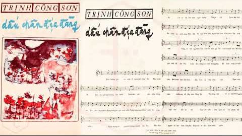 Nhạc tờ bài Dấu chân địa đàng của Trịnh Công Sơn