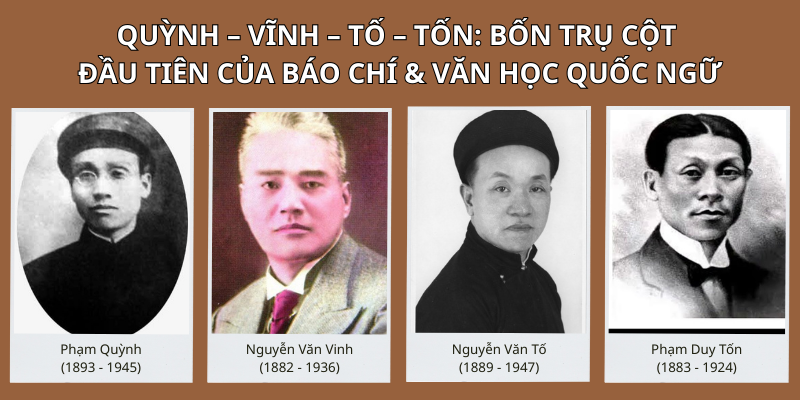 ‘Tứ Trụ’ Quỳnh – Vĩnh – Tố – Tốn