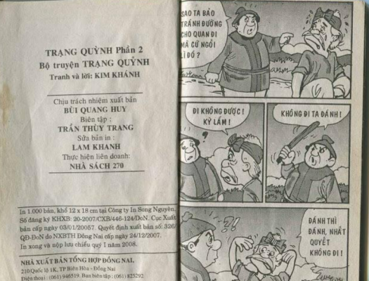 Truyện tranh Trạng Quỳnh - Tập 38 Quan lớn